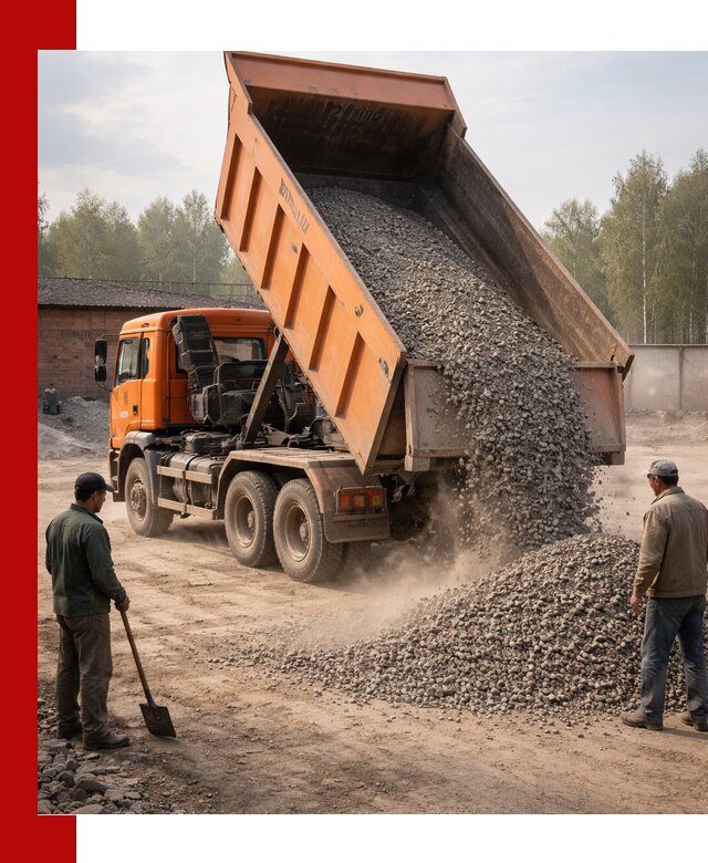 Доставка самосвалом 20 м3 в калуге быстро и надежно