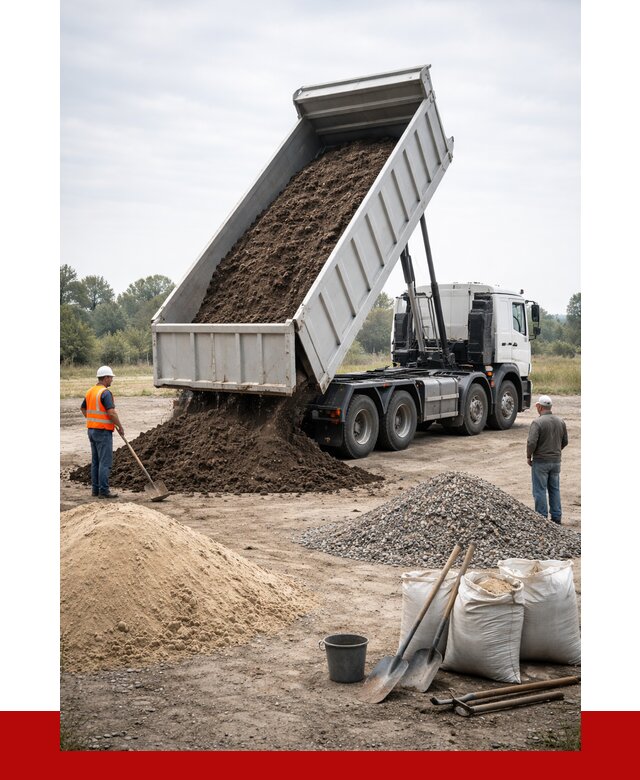 Доставка самосвалом 30 кубов в калуге от 8597 р. | ПРОНЕРУДКлг