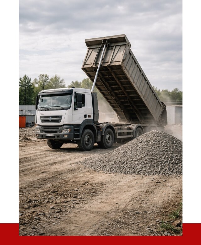 Доставка самосвалом 40 кубов в калуге от 9103 р. | ПРОНЕРУДКлг