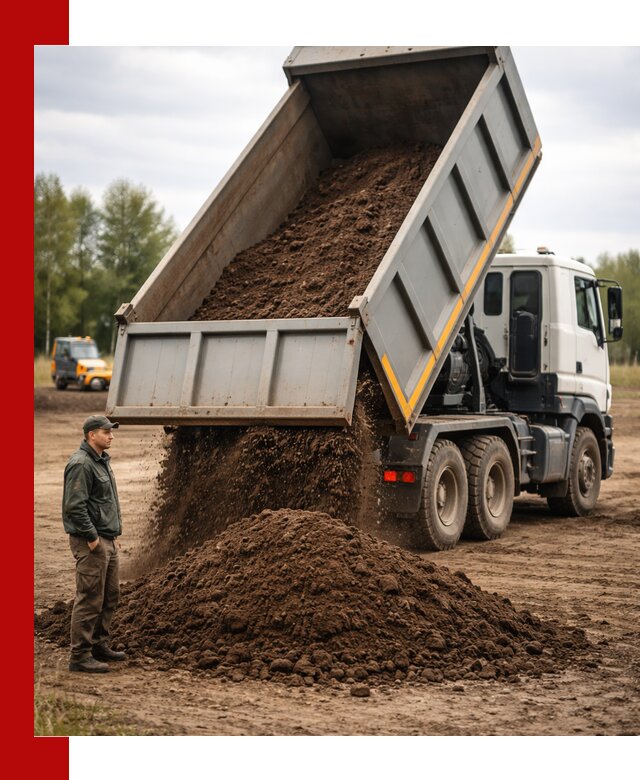 Аренда самосвала с водителем в калуге для сыпучих грузов и навоза