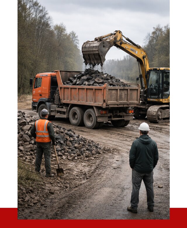 Вывоз асфальта в калуге от 4551 р. самосвалом ПРОНЕРУДКлг