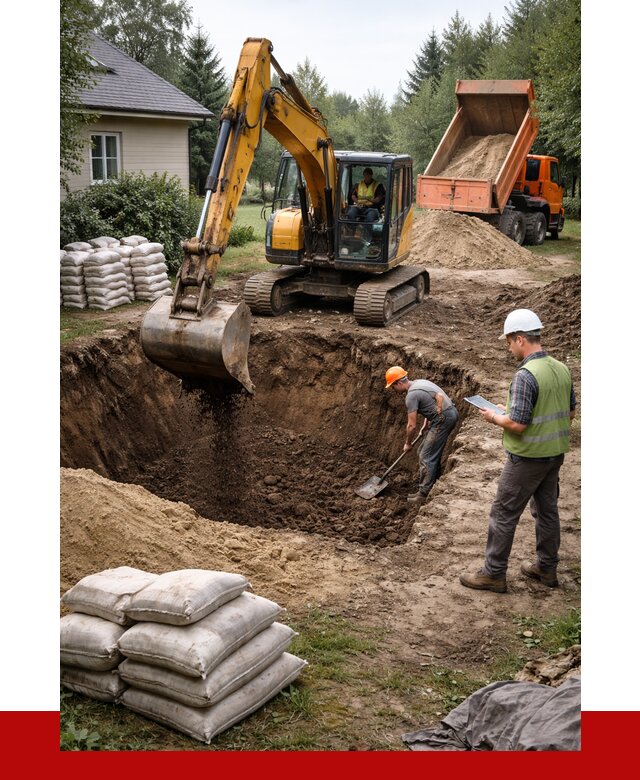 Рытье котлована в калуге быстро от 4551 р. ПРОНЕРУДКлг