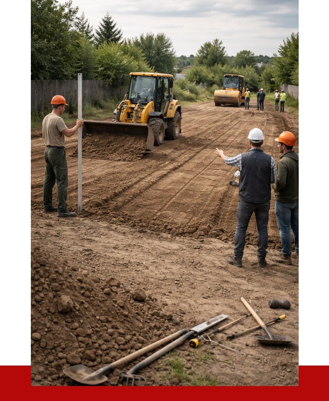 Планировка участка грунтом в калуге от 4551 р ПРОНЕРУДКлг