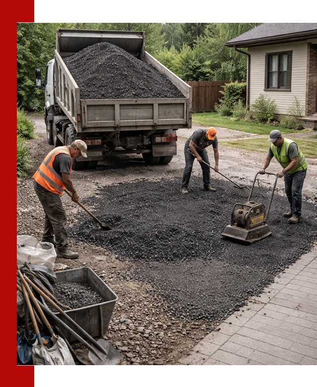 Асфальтовая крошка для двора с доставкой в калуге